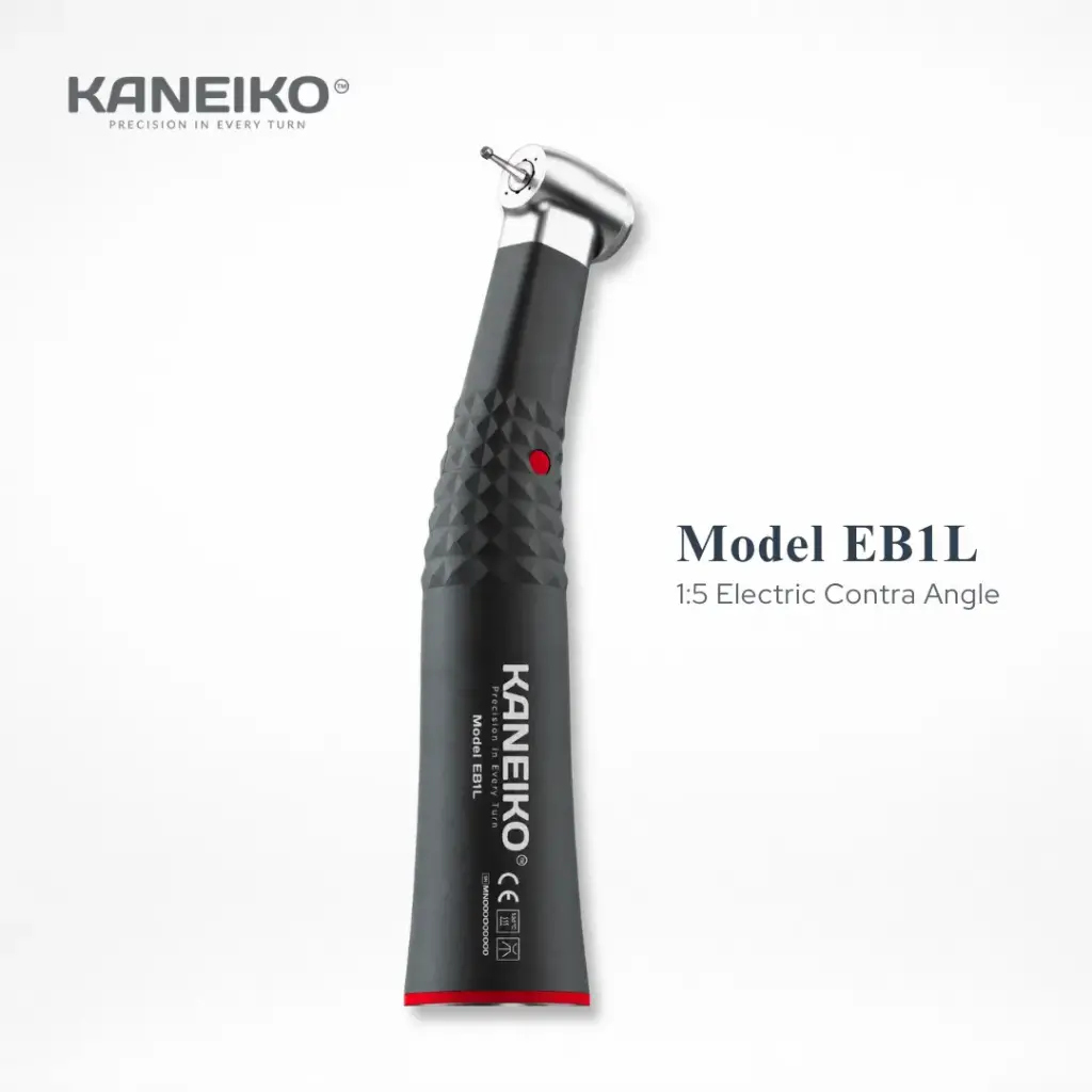 KANEIKO 1:5 SPEED INCREASING ELECTRICAL CONTRA ANGLE HANDPIECE WITH FIBER OPTIC