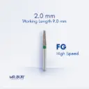 FG STANDARD TAPER ROUND END